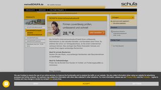 
                            6. SCHUFA-UnternehmensAuskunft - meineSCHUFA.de