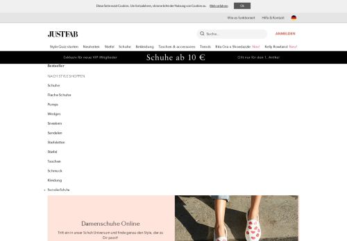 
                            5. Schuhe günstig online kaufen | -75% VIP Rabatt* | JustFab Shop