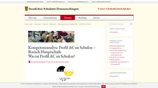 
                            13. SCHULAMT-DONAUESCHINGEN - Profil AC an Schulen