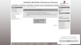 
                            11. Schulanmeldung - BSGZ - Staatliches Berufliches Schulzentrum ...