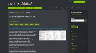 
                            4. ▷ Schulaufgaben Realschule | Catlux