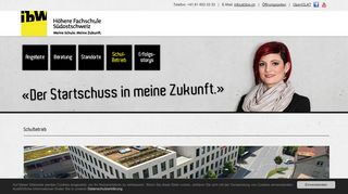 
                            3. Schulbetrieb: ibW Höhere Fachschule Südostschweiz