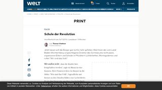 
                            12. Schule der Revolution - WELT