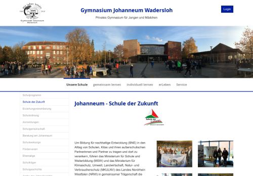 
                            12. Schule der Zukunft: Johanneum Wadersloh