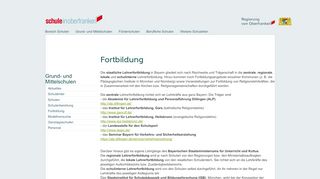 
                            3. Schule-Oberfranken.de | Fortbildung