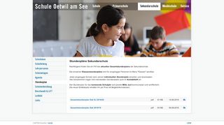 
                            5. Schule Oetwil am See - Stundenplan