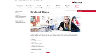 
                            3. Schule und Bildung - Stadt St. Gallen