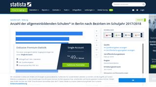 
                            7. Schulen in Berlin nach Bezirken 2017/2018 | Statistik - Statista