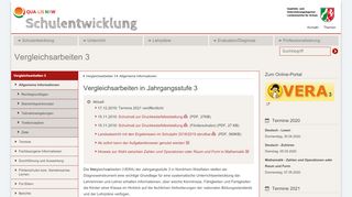 
                            10. Schulentwicklung NRW - Evaluation - Vergleichsarbeiten 3 ...