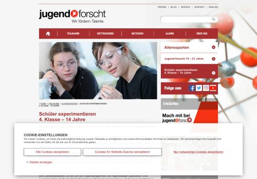 
                            5. Schüler experimentieren - Stiftung Jugend forscht e. V.