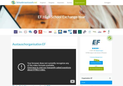 
                            8. Schüleraustausch Organisation - EF - Schueleraustausch.net