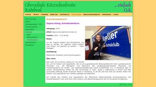 
                            3. Schulklubleiterin | Oberschule Kötzschenbroda - Schul CMS