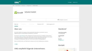
                            7. SchulLV GmbH als Arbeitgeber | XING Unternehmen