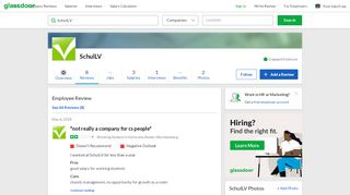 
                            11. SchulLV - not really a company for cs people | Glassdoor