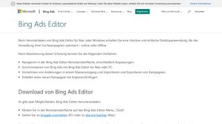 
                            5. Schulung: Grundlagen des Bing Ads Editor-Kontos - Bing Ads