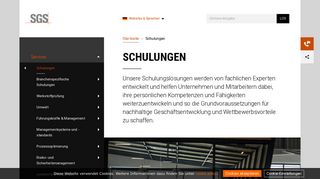 
                            5. Schulungen | SGS Deutschland - SGS.com