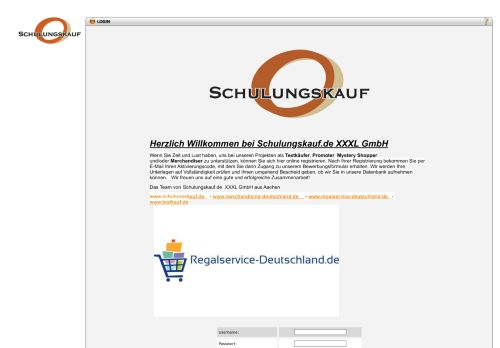 
                            4. Schulungskauf.de Promoterverwaltung - Testkäufer Portal