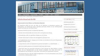 
                            8. Schulverbund mit der RS - Hauptschule Fallersleben - Schule mit Herz