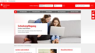 
                            4. Schulverpflegung - Sparkasse Neuss