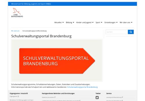 
                            8. Schulverwaltungsportal Brandenburg | Ministerium für Bildung ...