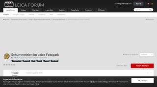 
                            6. Schummeleien im Leica Fotopark - Leica Kundenforum - Leica Forum