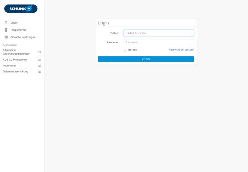 
                            7. Schunk 3D-Printservice - Login