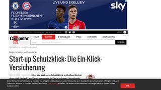 
                            5. Schutzklick: Die Ein-Klick-Versicherung - COMPUTER BILD