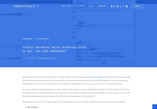 
                            3. Schützt WordFence meine WordPress-Seite so gut, wie alle behaupten?