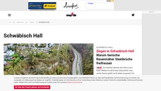 
                            1. Schwäbisch Hall | Aktuelle Nachrichten aus dem Haller Tagblatt ...
