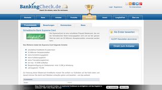 
                            12. Schwäbische Bank Suprema Card | BankingCheck.de