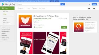 
                            11. Schwäbische E-Paper App – Apps bei Google Play