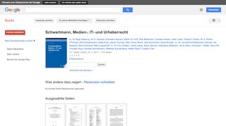 
                            12. Schwartmann, Medien-, IT- und Urheberrecht