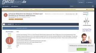 
                            4. schwarzer Bildschirm bei Windows 10 Client nach Anmeldung an ...