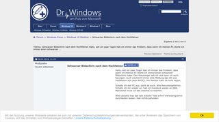 
                            10. Schwarzer Bildschirm nach dem Hochfahren - Dr. Windows