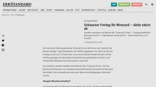 
                            12. Schwarzer Freitag für Wirecard – Aktie stürzt ab - IT-Business ...