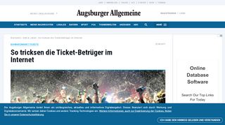 
                            11. Schwarzmarkt-Tickets: So tricksen die Ticket-Betrüger im Internet ...