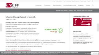 
                            13. schwarzwald energy: Kuckuck, es lohnt sich… – Energie Calw GmbH