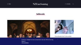 
                            9. Schweiz | NZZ am Sonntag