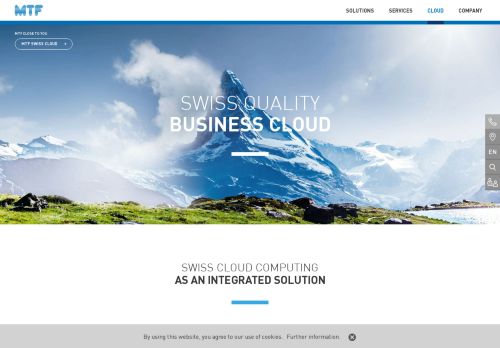 
                            5. Schweizer Cloud Computing Gesamtlösung mit der MTF Swiss Cloud