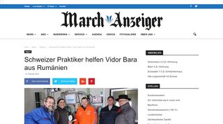 
                            13. Schweizer Praktiker helfen Vidor Bara aus Rumänien – Hoefner ...