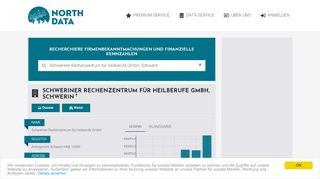 
                            12. Schweriner Rechenzentrum für Heilberufe GmbH, Schwerin - North Data