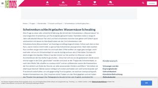 
                            13. Schwimmkurs schlecht gelaufen: Wassermäuse Schwabing | NetMoms.de