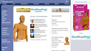 
                            5. Schwule Kontakte, Profile, Anzeigen, Bilder, Mails und Chat auf homo ...