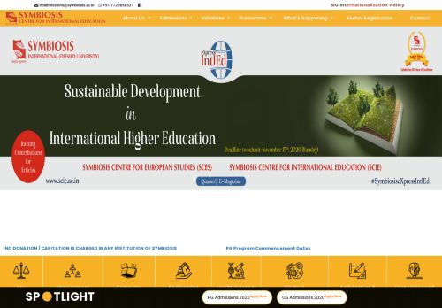 
                            13. SCIE Pune: Top International University in India | Symbiosis