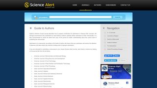 
                            6. Science Alert - Guide to Authors