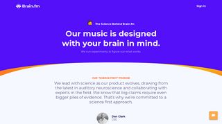 
                            5. Science - Brain.fm: Music to improve focus, meditation & sleep.