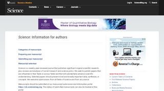 
                            6. Science: Information for authors | Science | AAAS