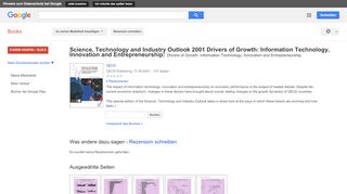 
                            8. Science, Technology and Industry Outlook 2001 Drivers of Growth: ...