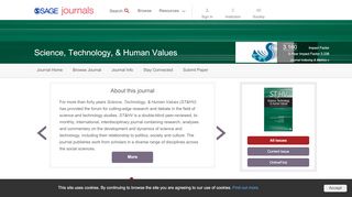 
                            12. Science, Technology, & Human Values: SAGE Journals
