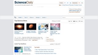 
                            11. ScienceDaily: Your source for the latest research news